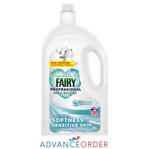 Fairy Professional Sensitive Fabric Softener Liquid 200 Washes 1x4L