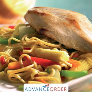 Fully Cooked Roast Skinless IQF Chicken Breast Fillet 50g 1x5kg