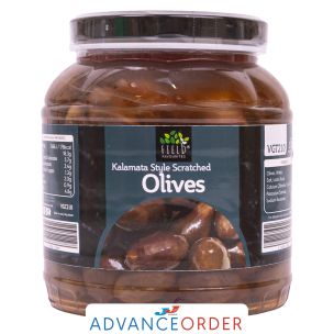 Field Favourites Scratched Olives Kalamata Style 121-140 1x1.7kg