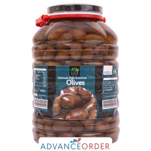 Field Favourites Scratched Olives Kalamata Style 121-140 1x4.2kg