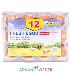 Free Range Medium Eggs-1x12