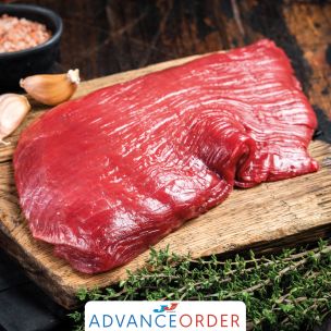 Frozen Flank Steak PAD Beef (CAPOFF) (Price Per Kg) Box Range 20-25kg