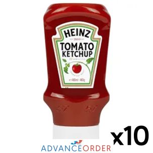 Heinz Tomato Ketchup (Top Down Bottle) 10x460g