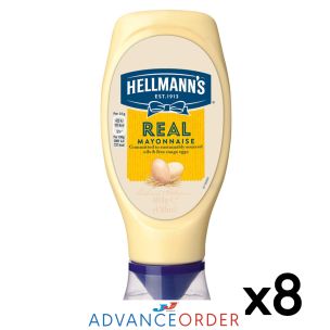 Hellmann's Real Mayonnaise Squeezy-8x430ml