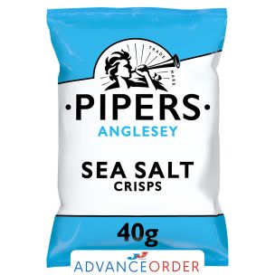 Pipers Anglesey Sea Salt Crisps 24x40g