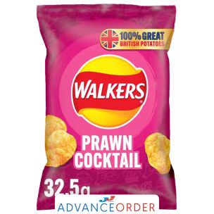 Walkers Prawn Cocktail Crisps 32x32.5g