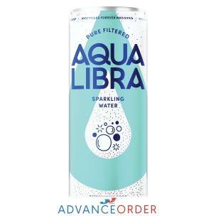 Aqua Libra Sparkling Water Cans 24x330ml