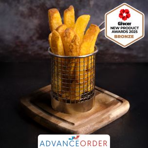 JJ Gourmet Extra Crunchy 9/16 Skin On Chips 4x2.27kg