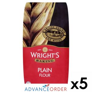 Wright`s Plain Flour-5x1.5kg