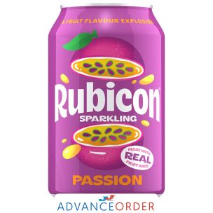 Rubicon Passion Fruit Sparkling Cans 24x330ml