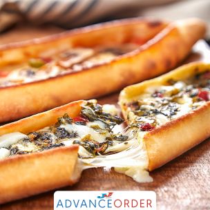 Pidemiss Spinach and Mozzarella Turkish Pide 3x150g