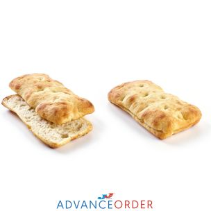 Panesco Fully Baked Schiacciata Romana White Flatbread Pre-Sliced 32x100g