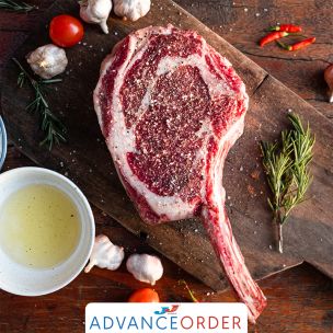 Fresh Halal Tomahawk Steak (Price Per Kg) Pack Approx 2-2.5kg