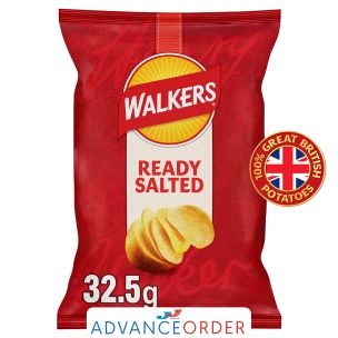 Walkers Ready Salted Crisps-32x32.5g