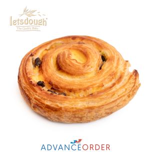 Letsdough Ready to Bake All Butter Pain aux Raisins-60x110g