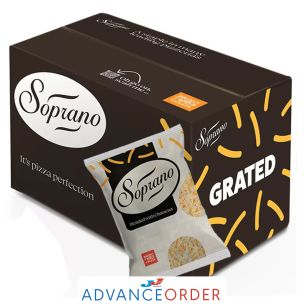 Soprano Grated 8020 with Cheddar 6x1.8kg