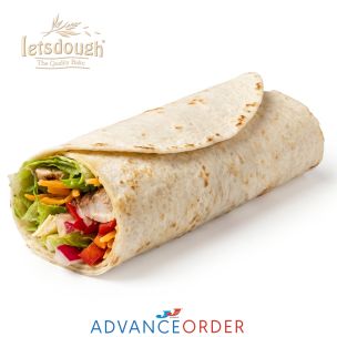 Letsdough 10" Ambient Flour Tortilla Wraps 6x18