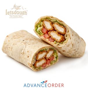 Letsdough 10" Flour Tortilla Wraps-4x18