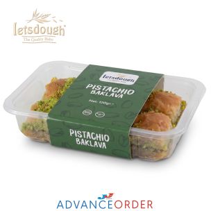 Letsdough Pistachio Baklava 4 Pieces 12x120g