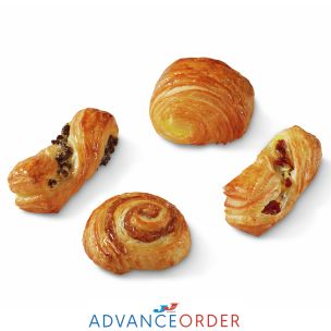Bridor Ready to Bake Fine Butter Assortment of Mini Gourmandises 4x35