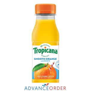 Tropicana Pure Smooth Orange Juice No Bits 8x250ml
