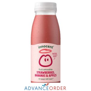 Innocent Strawberries & Bananas Smoothie-8x250ml