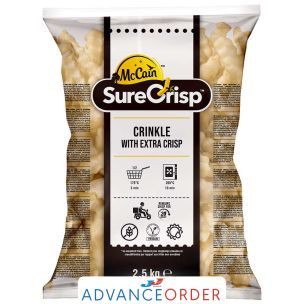 McCain SureCrisp Crinkle Cut Chips 4x2.5kg