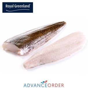 Royal Greenland IQF Skin-on PBI Cod Fillets 16-32oz 1x10kg