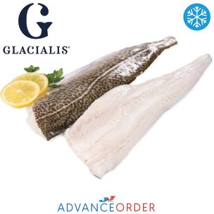 MSC Glacialis Skin on PBI Pacific Cod Fillets 8-16oz 3x6.81kg