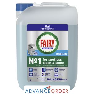 Fairy Professional D4 Commercial Auto Dish Wash Rinse Aid Concentrated 1x10L