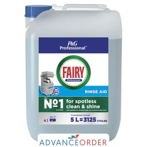 Fairy Professional 4.1 Commercial Auto Dish Wash Rinse Aid Concentrated 1x5L