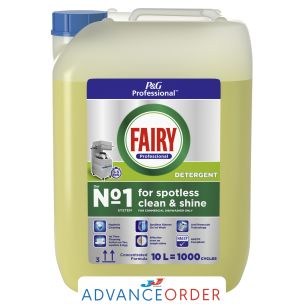 Fairy Professional D3 Commercial Auto Dish Wash Detergent 1x10L