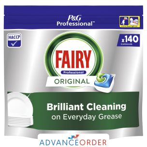 Fairy Professional All In One Auto Dish Washing Capsules Original 1x140's