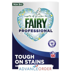 Fairy Professional Non Bio Powder Detergent 5.5kg 100 Washes 1x1