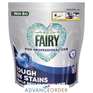 Fairy Professional Non Bio Washing Detergent Pods 1x100s