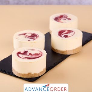 Sugar Valley Strawberry Cheesecake Portions 16x130g