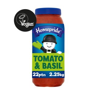 Homepride Tomato & Basil Sauce 2X2.25kg