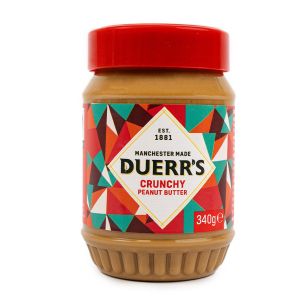 Duerr's Crunchy Peanut Butter 6x340g