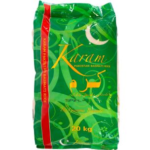 Karam Pakistan Basmati Rice 1x20kg