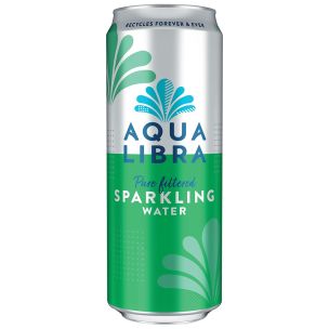 Aqua Libra Sparkling Water Cans 24x330ml
