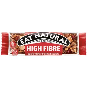Eat Natural High Fibre Apple, Ginger & Dark Chocolate Bars 12x40g