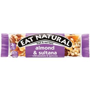 Eat Natural Almond & Sultana with Peanuts & Apricots Bars 12x40g