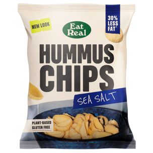 Eat Real Hummus Sea Salt Chips 18x45g
