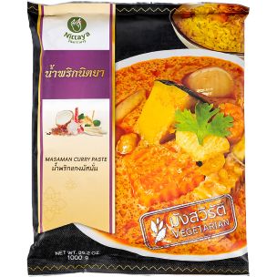 Nittaya Vegetarian Massaman Curry Paste (Single) 1x1kg