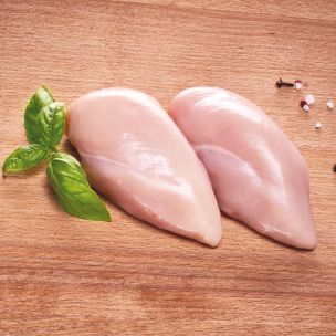 Qualiko IQF Halal Raw Chicken Breast Fillets (130-150g) 2x5kg