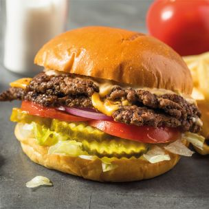 Paragon Halal Smash Burger Pucks (3oz)-48x85g