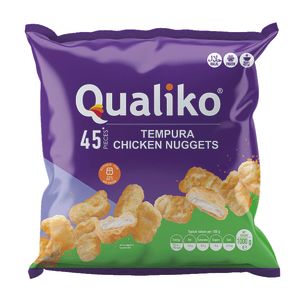 Qualiko IQF Halal Battered Crispy Chicken Nuggets-1x1kg