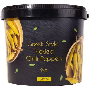 Greek Style Pickled Chilli Peppers (Tursu) 1x9kg