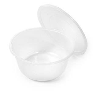 8oz Microwave Plastic Cups with Lids - 1x200