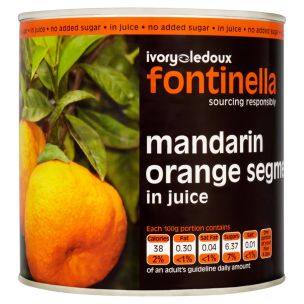 Mandarin Orange Segments in Juice 1x820g